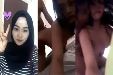 Jilbab Manis Ngesex Hotel Pelarian Sesaat Menggoda Suami Gila
